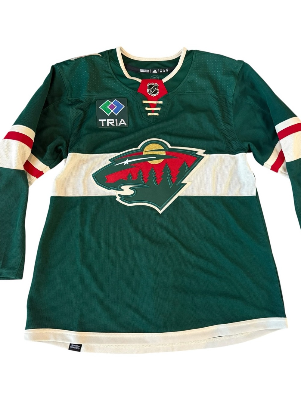 NHL Minnesota Wild Adidas Green Hockey Jersey